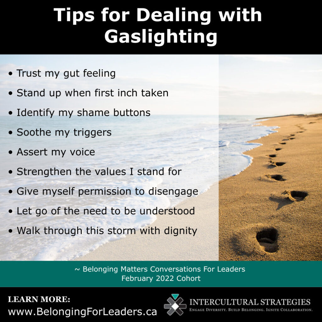 Tips for Dealing with Gaslighting