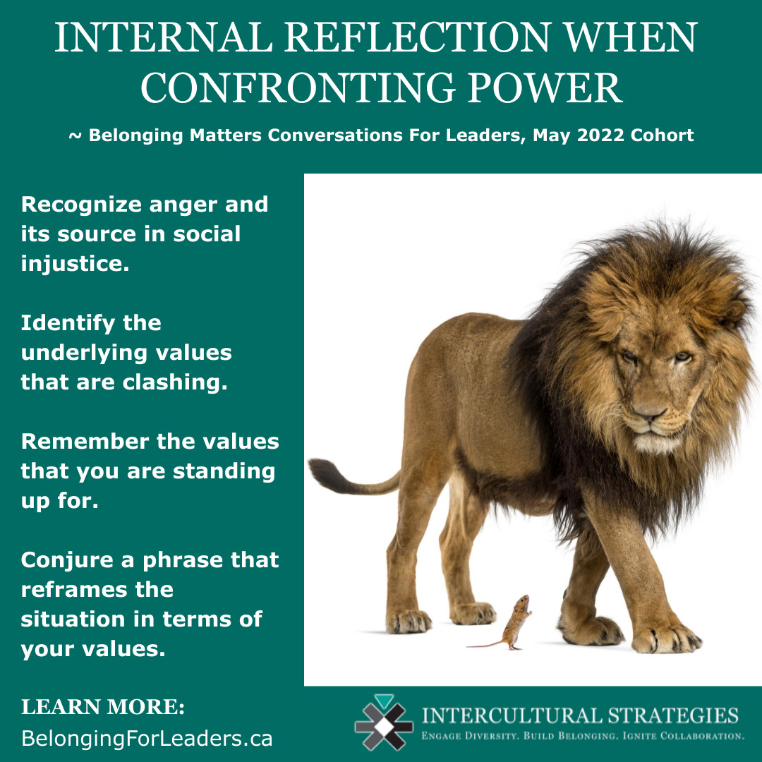 Internal Reflection When Confronting Power