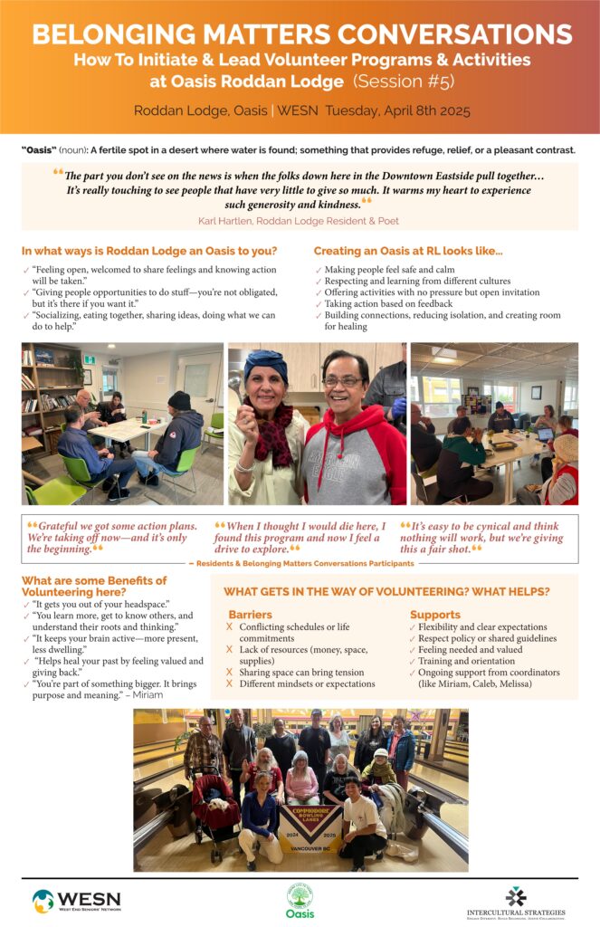 Tenant Engagement: Session 5: How to Initiate and Lead Volunteer Programs & Activities at Roddan Lodge